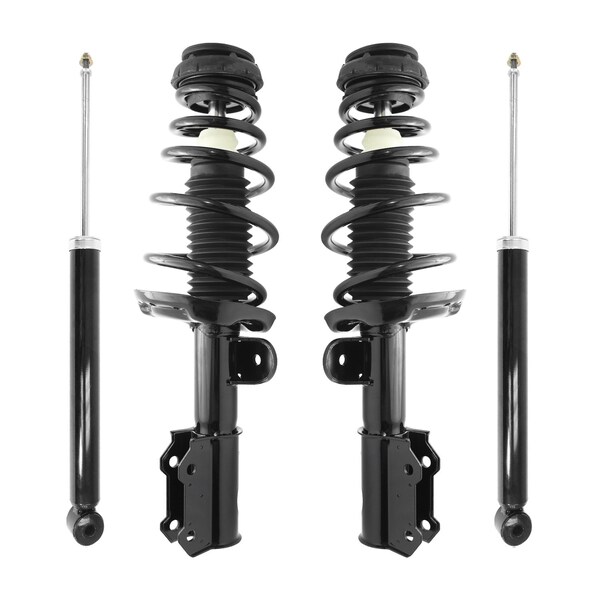 Unity 4-11885-251180-001 Front and Rear Complete Strut Assembly Shock Kit 4-11885-251180-001 - main